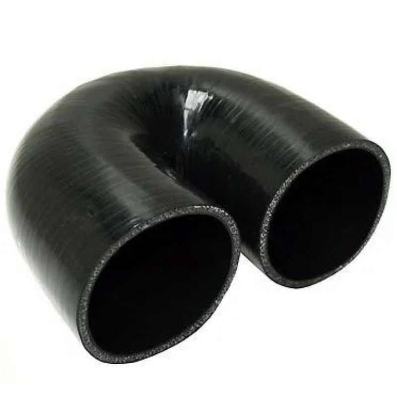 180 Degree Silicone Elbow from 6.5mm (1/4") - 102mm (4")