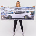Hardtuned Honda DC2 Integra Garage Flag