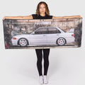 Hardtuned Mitsubishi EVO III Garage Flag