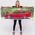 Hardtuned Mitsubishi EVO 6 TME Garage Flag