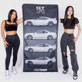 Hardtuned Nissan GTR Generations Garage Flag