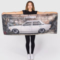 Hardtuned Toyota Corolla KE70 Garage Flag