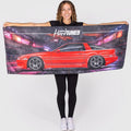 Hardtuned Toyota Supra Mk3 Garage Flag