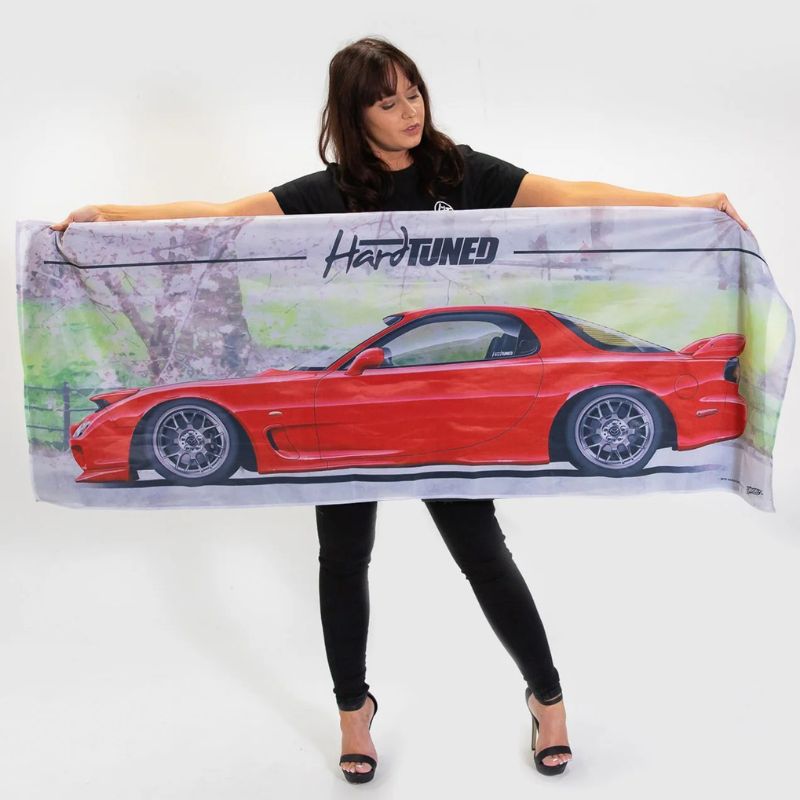 Hardtuned Mazda FD RX7 Garage Flag