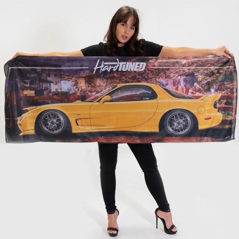 Hardtuned Mazda FD RX7 Garage Flag
