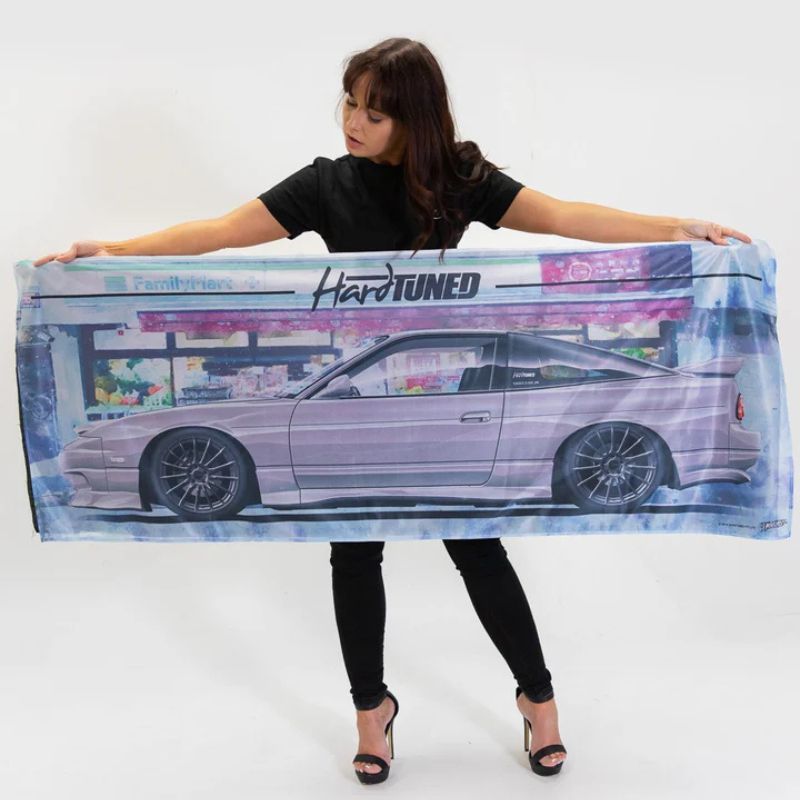 Hardtuned Nissan 180SX Garage Flag