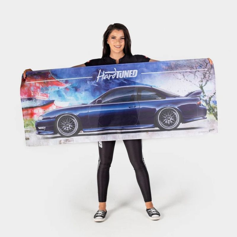 Hardtuned Nissan Silvia S14 Kouki Garage Flag