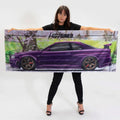 Hardtuned Nissan Skyline R34 GTR Garage Flag
