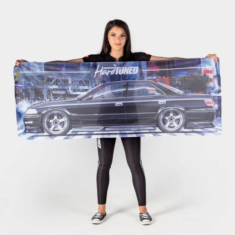 Hardtuned Toyota Mark II JZX100 Garage Flag