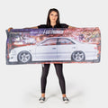 Hardtuned Toyota Mark II JZX100 Garage Flag