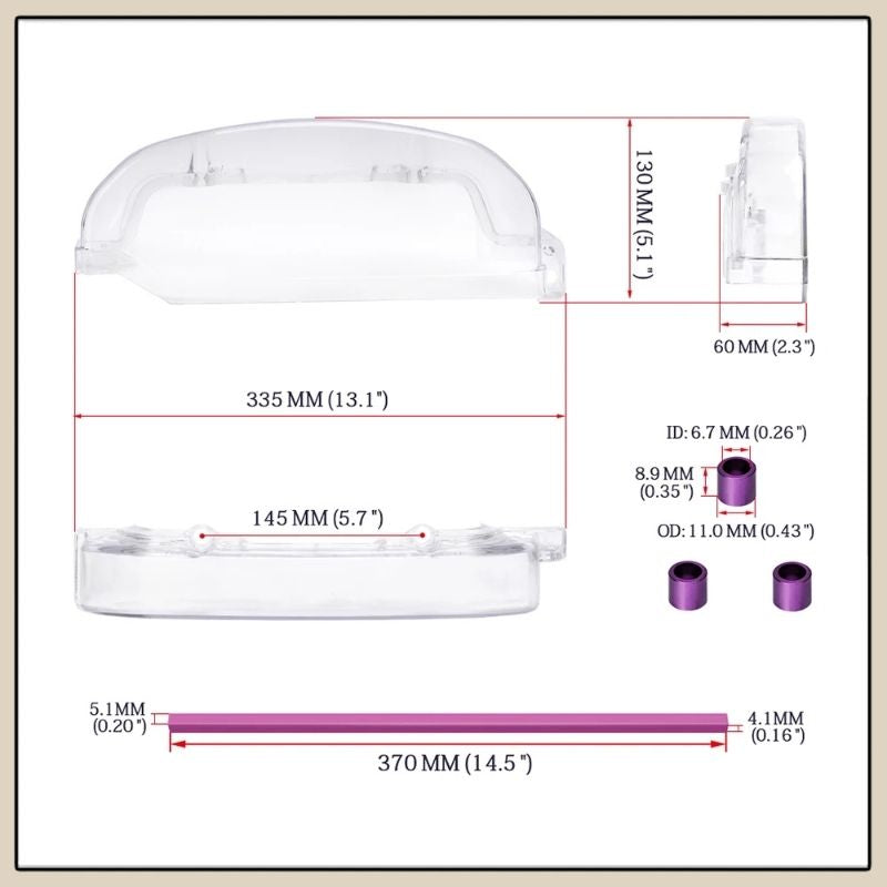 EVO 1-3 4G63 Clear Cam Gear Cover