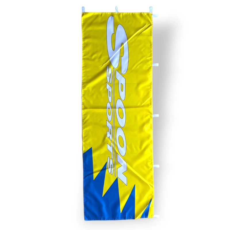 Nobori Spoon Sport Splatter Logo Flag